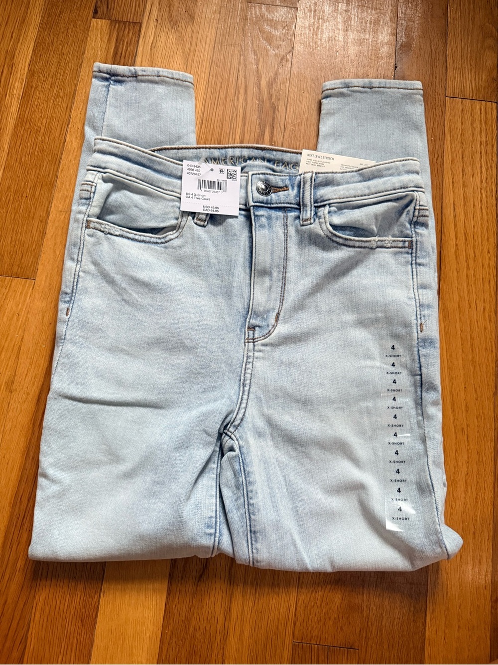 American Eagle Super High Rise Jegging size 4 x-short